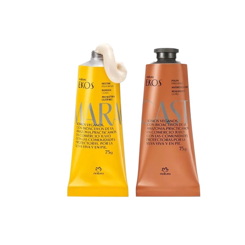 CREMA DE MANOS EKOS MARACUYA Y CASTAÑA 75g CREMA DE MANOS EKOS MARACUYA Y CASTAÑA 75g