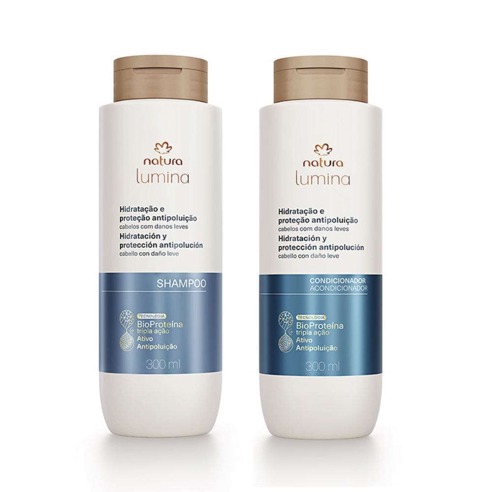 Natura Lumina Kit Shampo y Acondicionador Hidratación y protección antipolución 300ml Natura Lumina Kit Shampo y Acondicionador Hidratación y protección antipolución 300ml