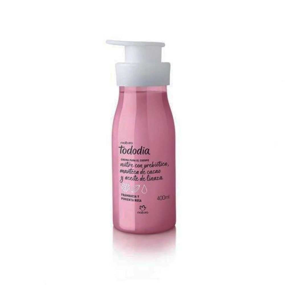 TODADIA CREMA CORPORAL FRAMBUESA Y PIMIENTA ROSA 400ml TODADIA CREMA CORPORAL FRAMBUESA Y PIMIENTA ROSA 400ml