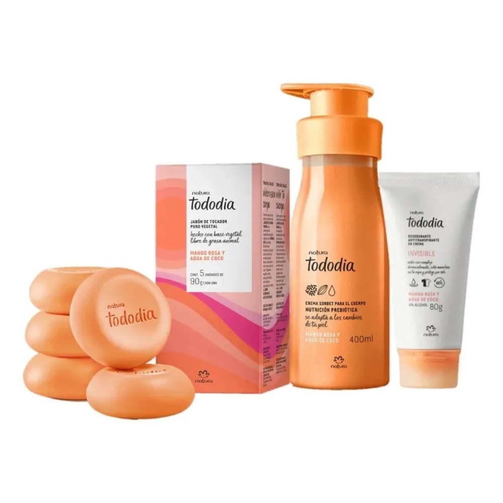 Kit todadia Mango Rosa y agua de Coco