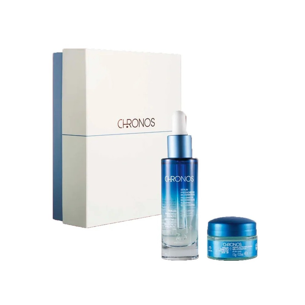 Kit Chronos Sérum Rellenador Con Acqua Biohidratante Facial