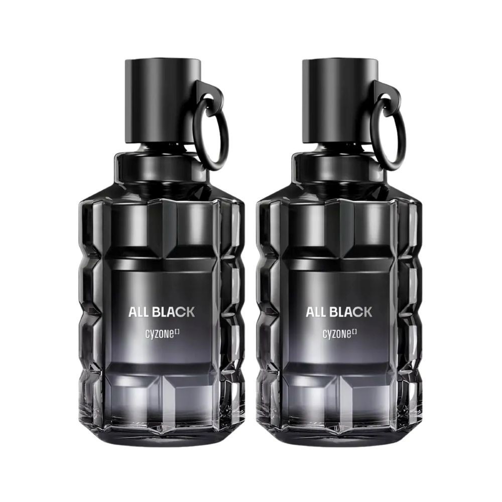 All Black perfume de hombre Pack x 2