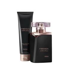 Set perfume de mujer Vibranza Addiction y loción perfumada