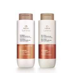 Shampoo y Acondicionador Nutrición y Reparación Profunda Lumina 300ml